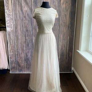 Bill Levkoff Bridesmaid 2 piece set dress